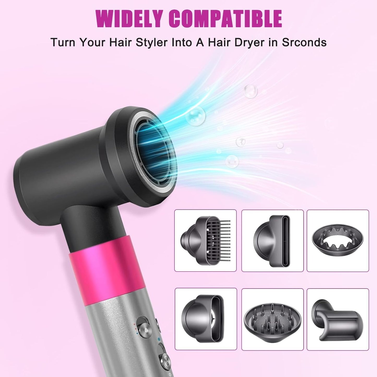 Dyson Airwrap Diffuser & Adaptor Set - Transform Your Styler into a Hair Dryer
