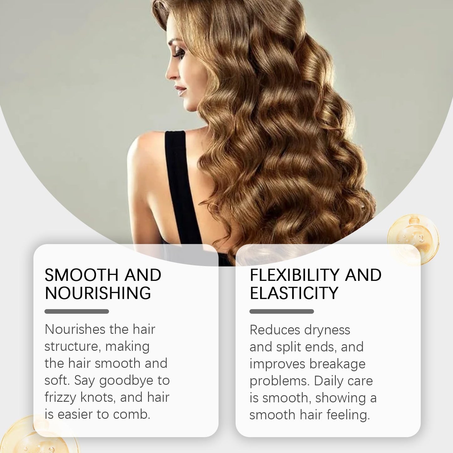 Keratin Revitalizing Cream, 10 Fl Oz Ungers Keratin Revitalizing Cream, Hair Smoothing Moisture Deep Conditioner, Hair Smoothing Leave-In Conditioner For Women (2pcs)