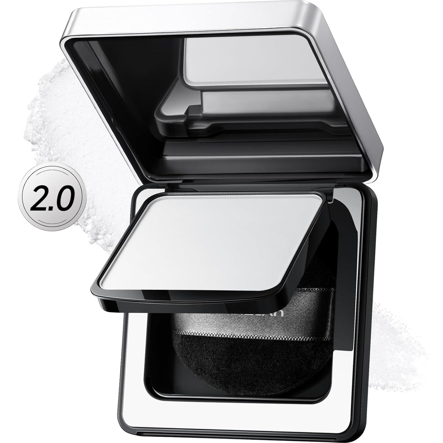CARSLAN 2.0 Waterproof Translucent Setting Powder - Long-Lasting Oil Control Compact Makeup for Oily Skin, 0.28oz