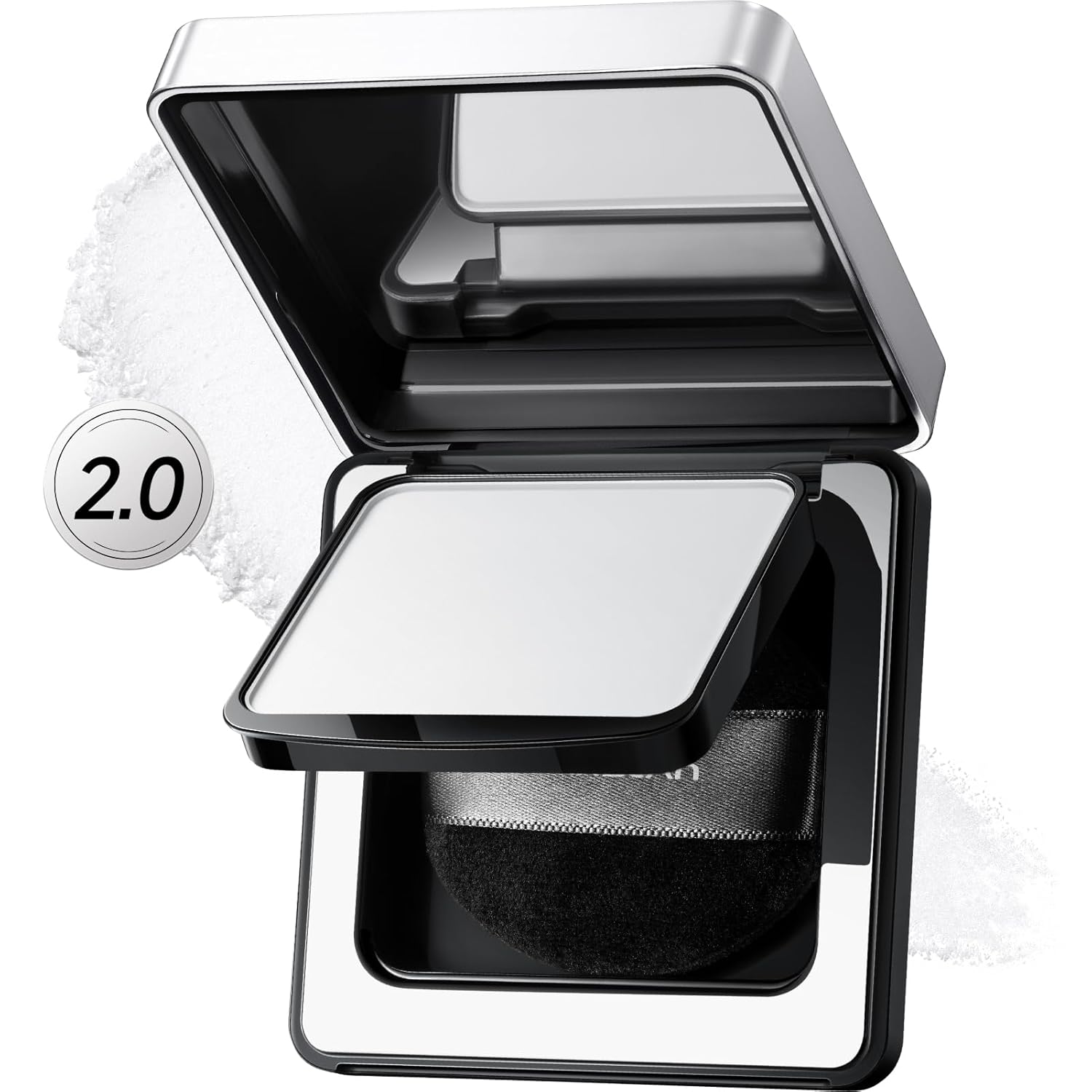 CARSLAN 2.0 Waterproof Translucent Setting Powder - Long-Lasting Oil Control Compact Makeup for Oily Skin, 0.28oz