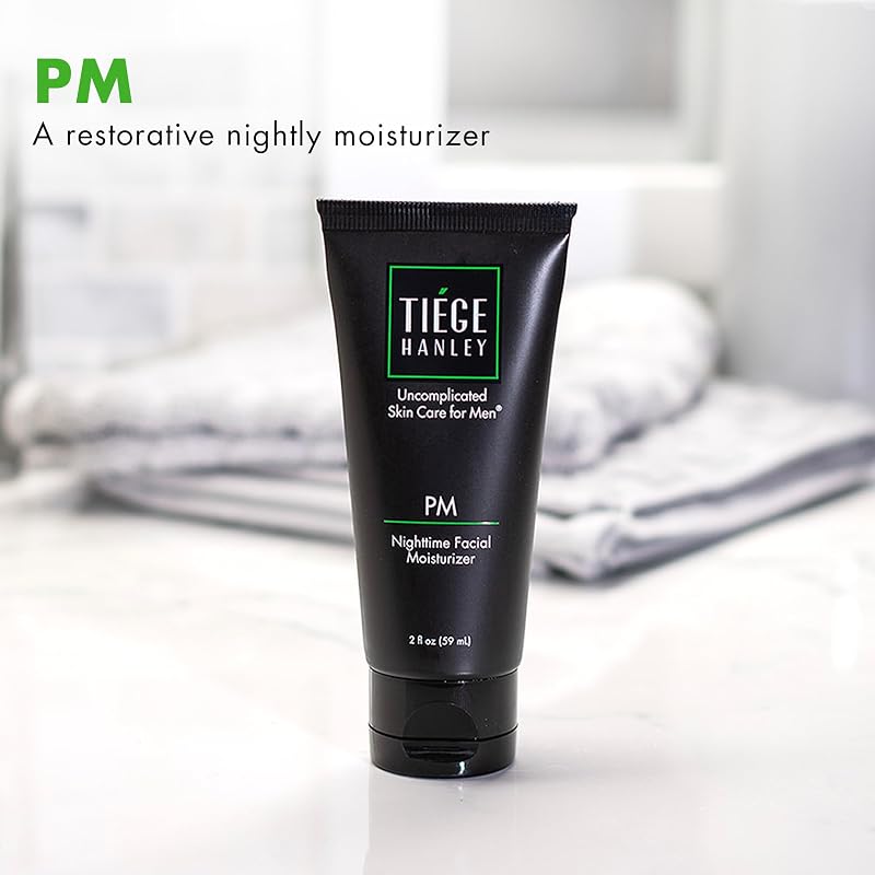 PM Nighttime Face Moisturizer for Men - Sensitive Skin, 2 Fl Oz