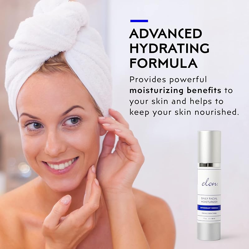 Daily Facial Moisturizer for Women with Hyaluronic Acid, Coconut & Jojoba Oil – Anti-Aging Hydration