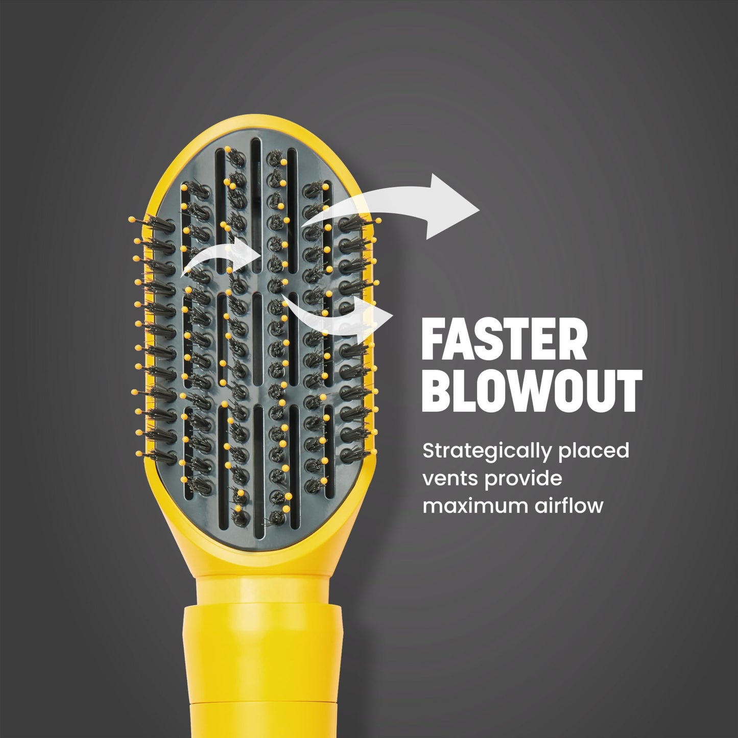 Drybar The Triple Shot Interchangeable Blow-Dryer Brush – Three Looks, One Hair Tool – Salon Styling Brush for Faster Blowouts