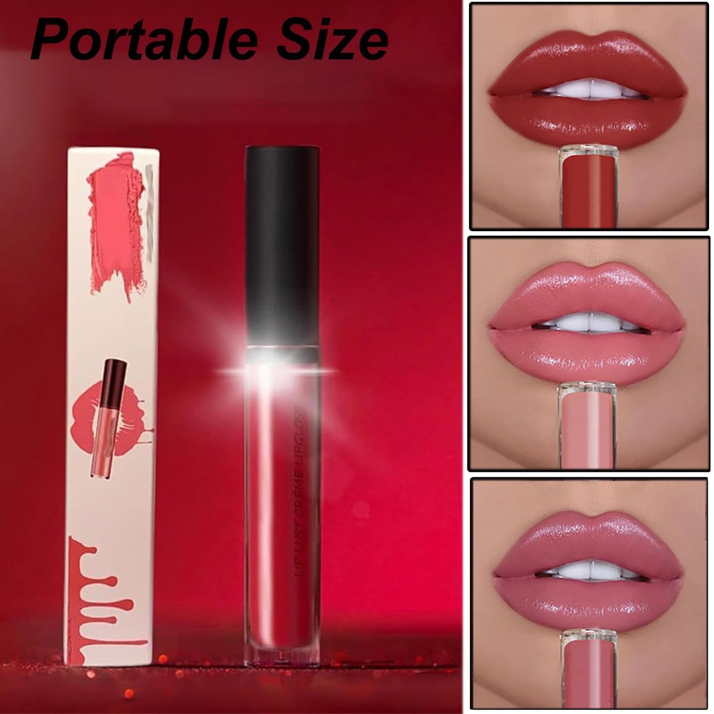 Lassi Lips Staining Lip Oil, Hailnrothwad 12 Colors Cream Texture Lipstick, Non-stick to Cup Non-fading Long Lasting Moisturizing (#12)