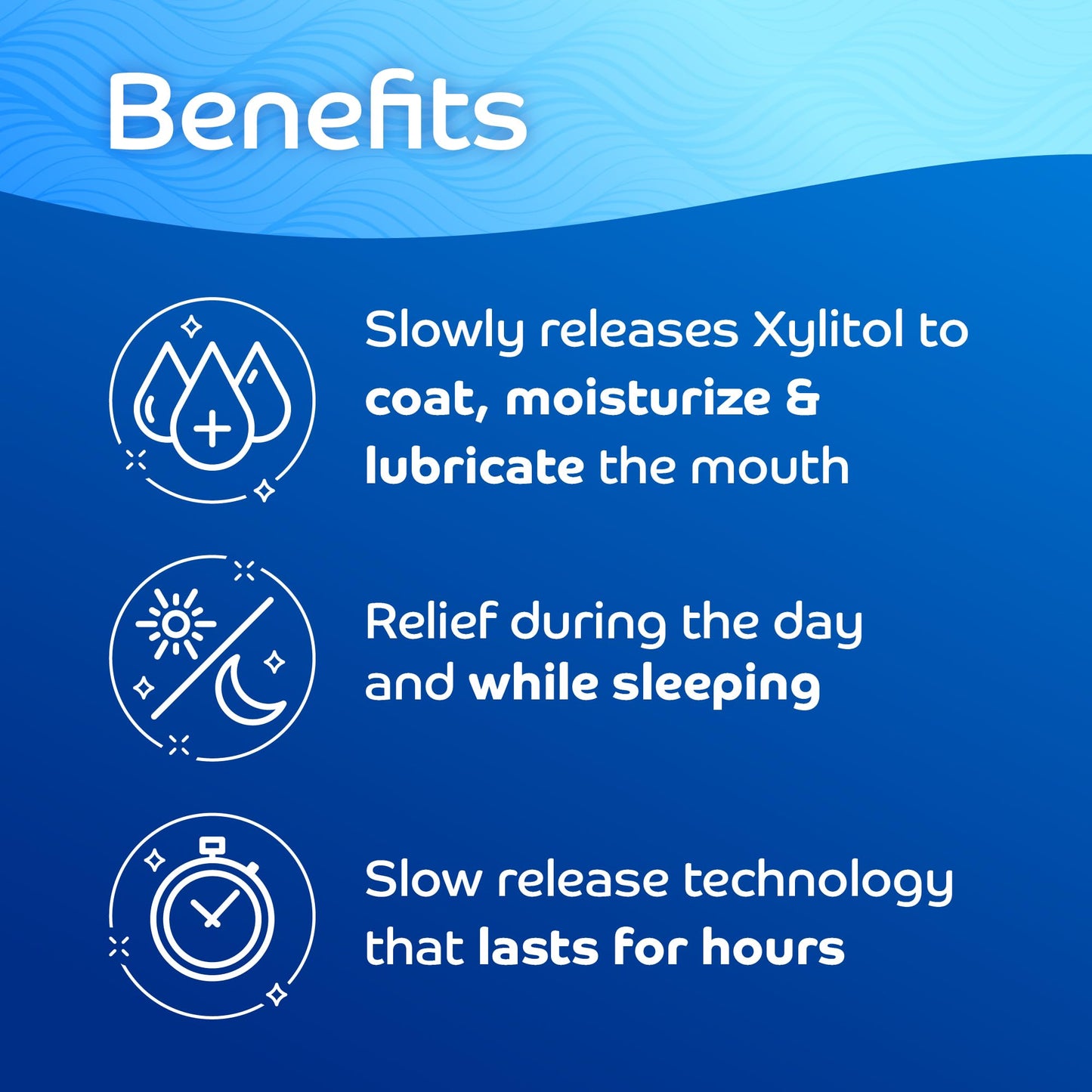 Oracoat XyliMelts for Dry Mouth Night Time or Day - Moisturizing Dry Mouth Adhering Discs, Sugar Free with Xylitol, 40 Count, Slightly-Sweet Flavor, 8-Hour Relief