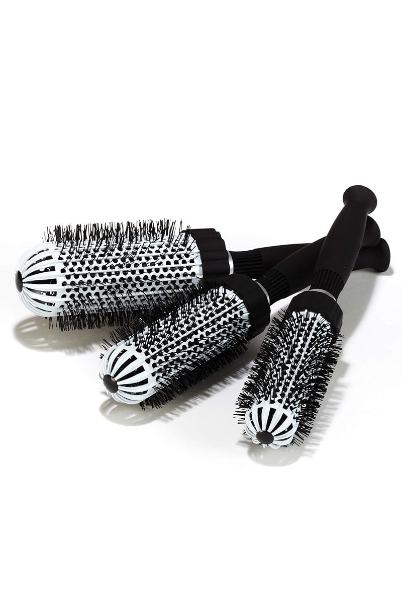 KareCo Jumbo 4.0 Inch Ionic Thermal Round Brush - Ceramic Vented Barrel for Blow Dry Styling (Pack of 1)