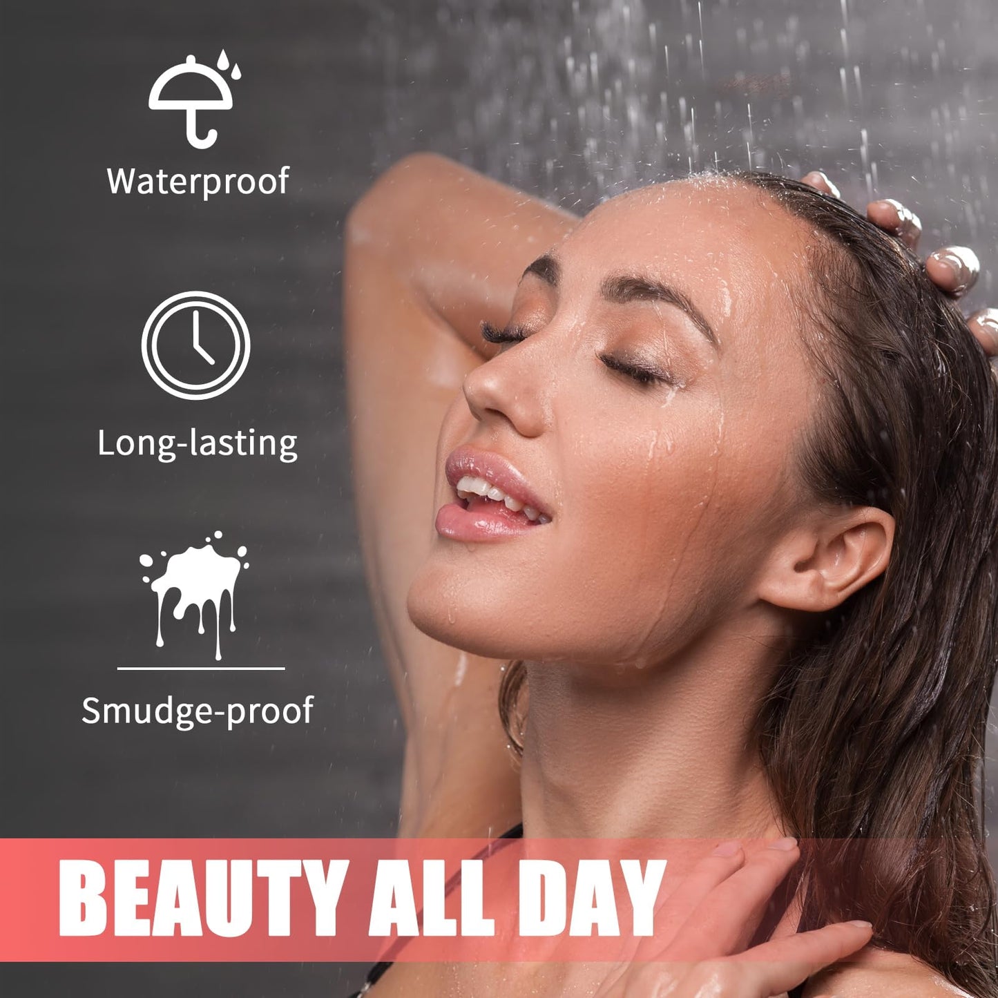 Eyebrow Pen, Microblading Eyebrow Pencil for Natural Hair-Like, Fast & Precise Faux Brow Pen with Double Brush Tip, Waterproof Long-Lasting, Filling Eyebrow Pencils for Women, Light Brown