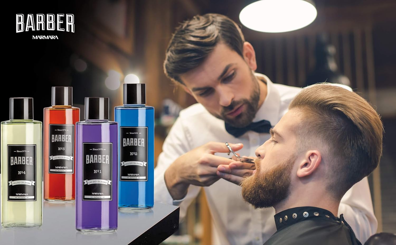 Travel Size Marmara Barber Cologne (50ml) - Ideal for Modern Barbers & Shaving Enthusiasts