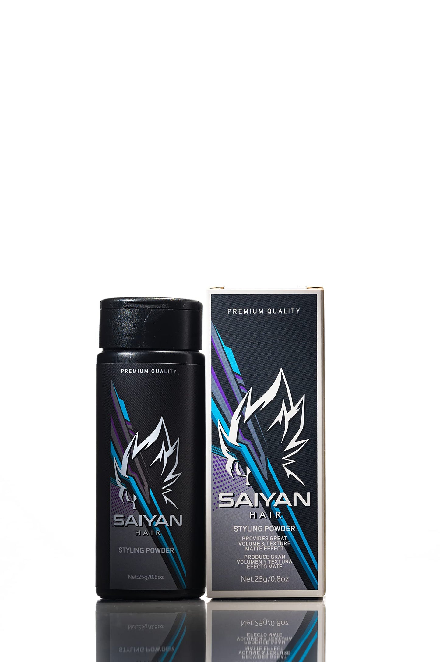 Saiyan Hair POWDER - For Volume, Styling and Texturizing (Matte Clear Finish, Unisex, Medium Hold)