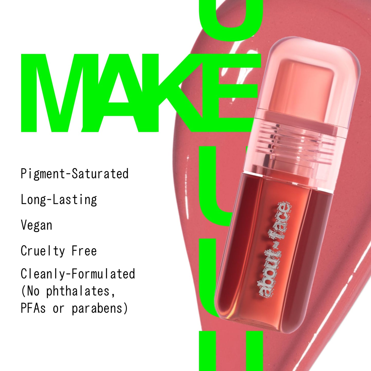 about-face Blush Rush Liquid Blush – Hydrating, Buildable Formula with Jojoba Oil, Hyaluronic Acid, and Squalane – Long-Lasting Dewy Finish – Vegan & Cruelty-Free (In the Dust – Rosy Mauve)