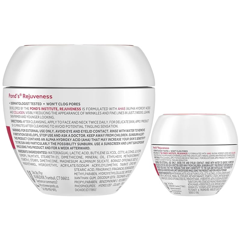 Pond's Rejuveness Anti-Aging Face Moisturizer Bundle with AHA & Collagen
