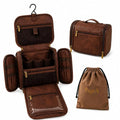 Compact Hanging Toiletry Organizer Bag for Travel