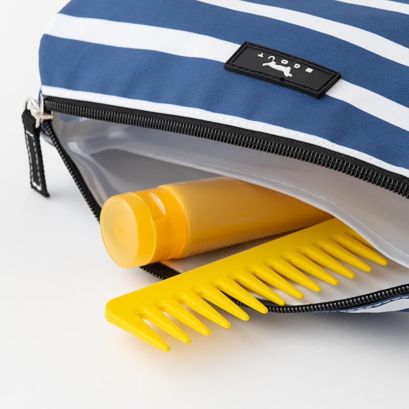 Scout Packin' Heat Toiletry Bag - Nantucket Navy Travel Makeup Bag for Women