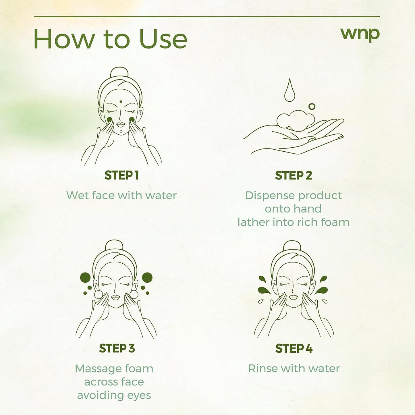 Gentle Foaming Face Wash with Hyaluronic Acid - Deep Hydration & Exfoliation for All Skin Types, 150ml
