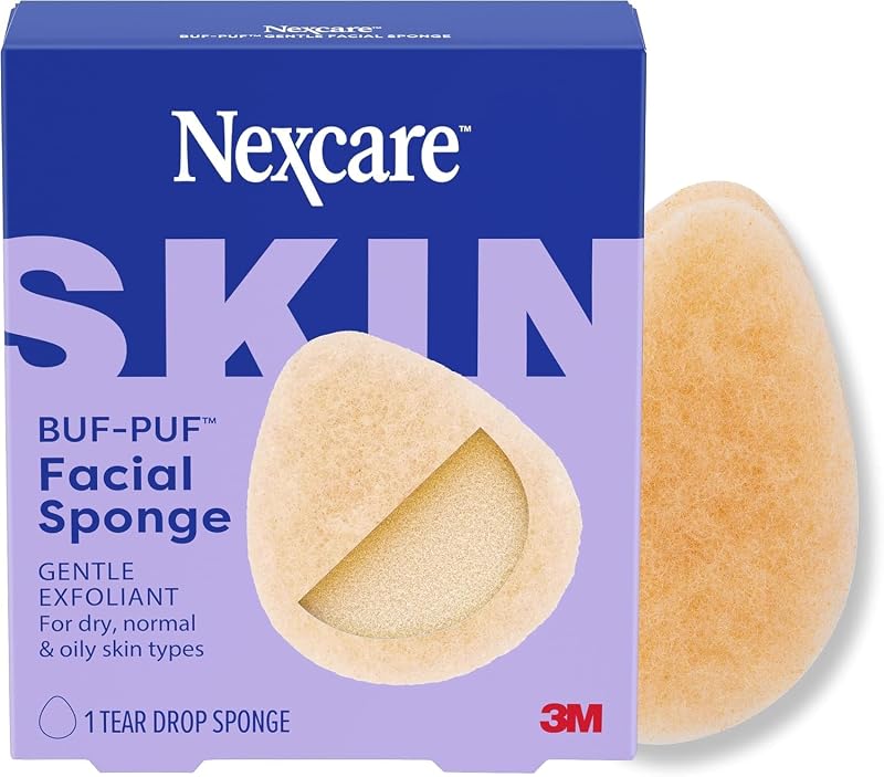 Buf-Puf Gentle Facial Sponge Pack of 6 - Reusable All-P Purpose Sponges