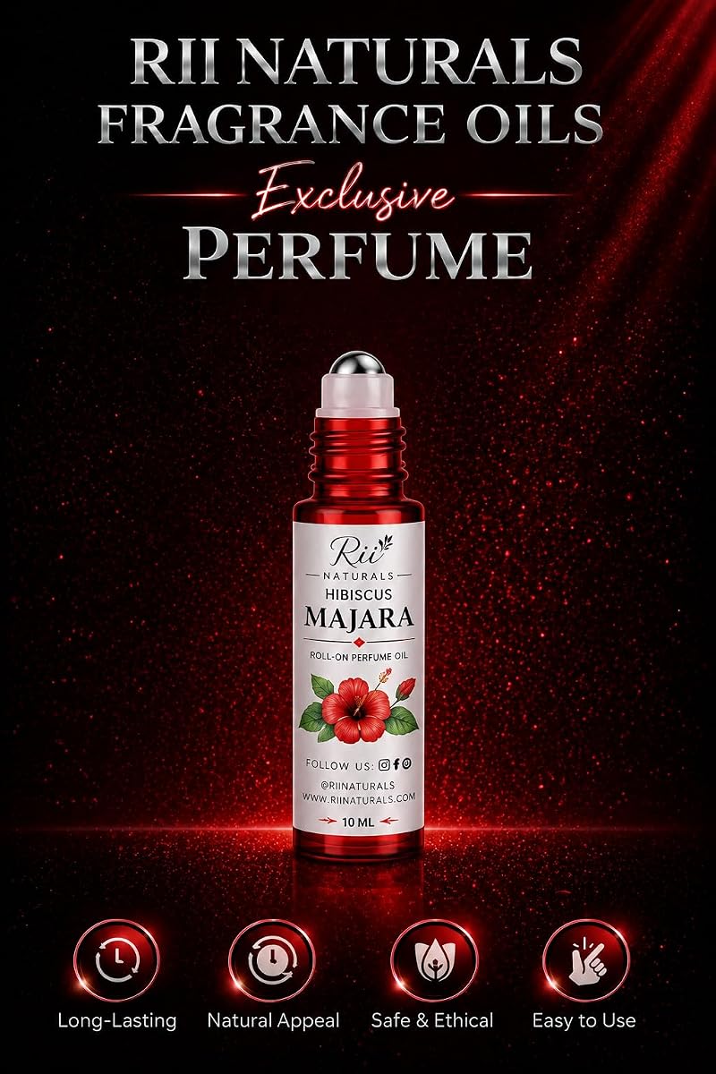 Hibiscus Majara Roll-On Perfume Oil 10ML - Long-Lasting Fragrance for Men & Women