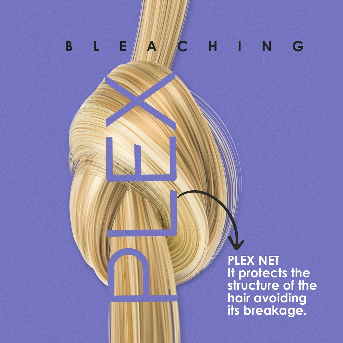 Hellawell Professionals BLONDISH PLEX + 9 | Hair Bleaching Powder | Plex Hair Bleach | Highlights | Hair Lightener | Plex | Lightens more than 9 Tones | 500gr | 17.6oz