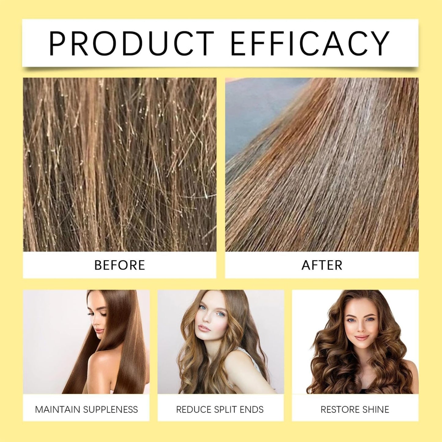 Eourhsa Aceite Capilar, Favourcy Conditioning Oil Spray, 80ml Conditioning Oil Spray Scalp & Hair Strengthener Leave-In Conditioner Comforting Shampoo, For Dry and Knotted Hair (One Size, 1Pcs)