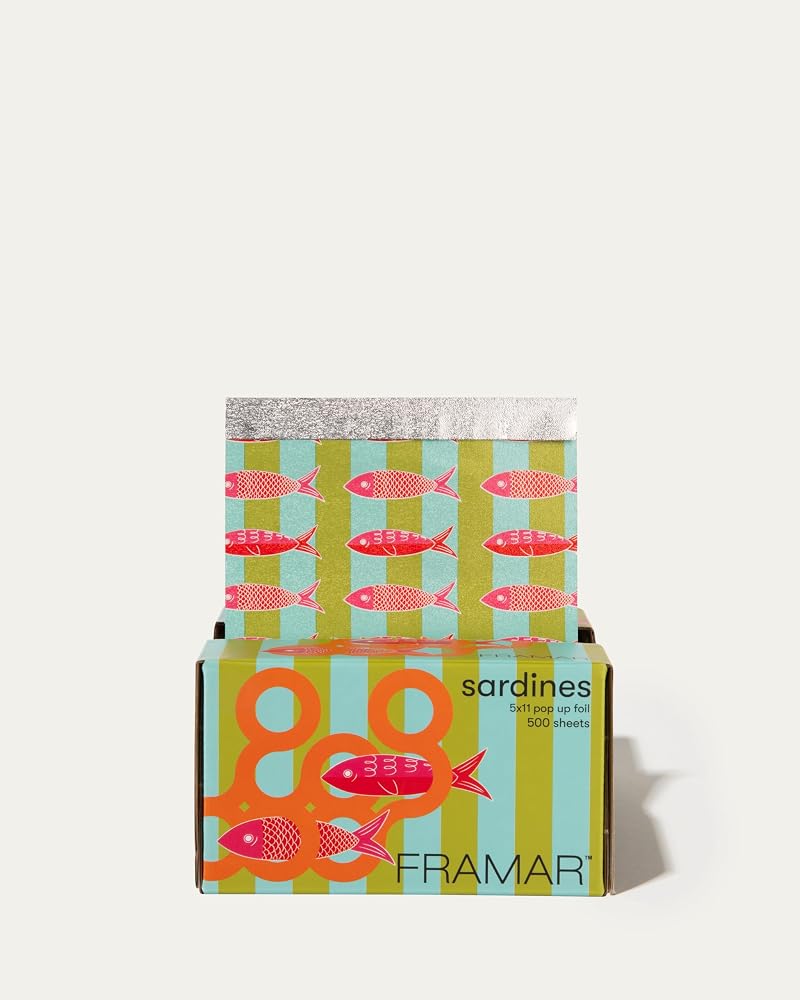 Framar Multi Color Sardine Hair Foil for Highlighting – 500 Sheets (Variation: Multi Color Sardines)