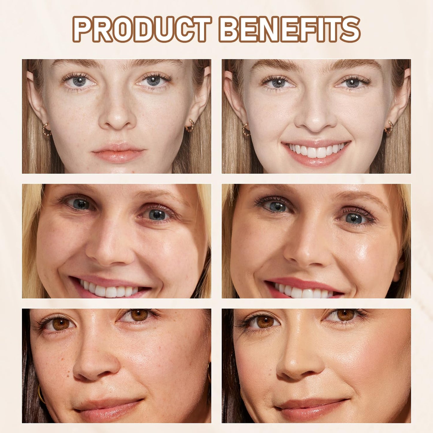 Evanesce Soft Matte Cream Concealer, Waterproof Foundation, Full Coverage, Hydrating Long-Lasting Concealer for All Skin Type (Natural)