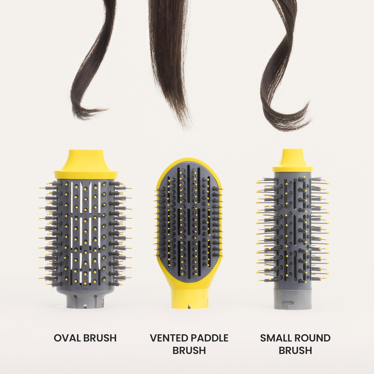 Drybar The Triple Shot Interchangeable Blow-Dryer Brush – Three Looks, One Hair Tool – Salon Styling Brush for Faster Blowouts
