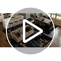 RELEANY 6' x 9' Abstract Area Rug — Black/Gold, Machine-Washable, Non-Slip Backing