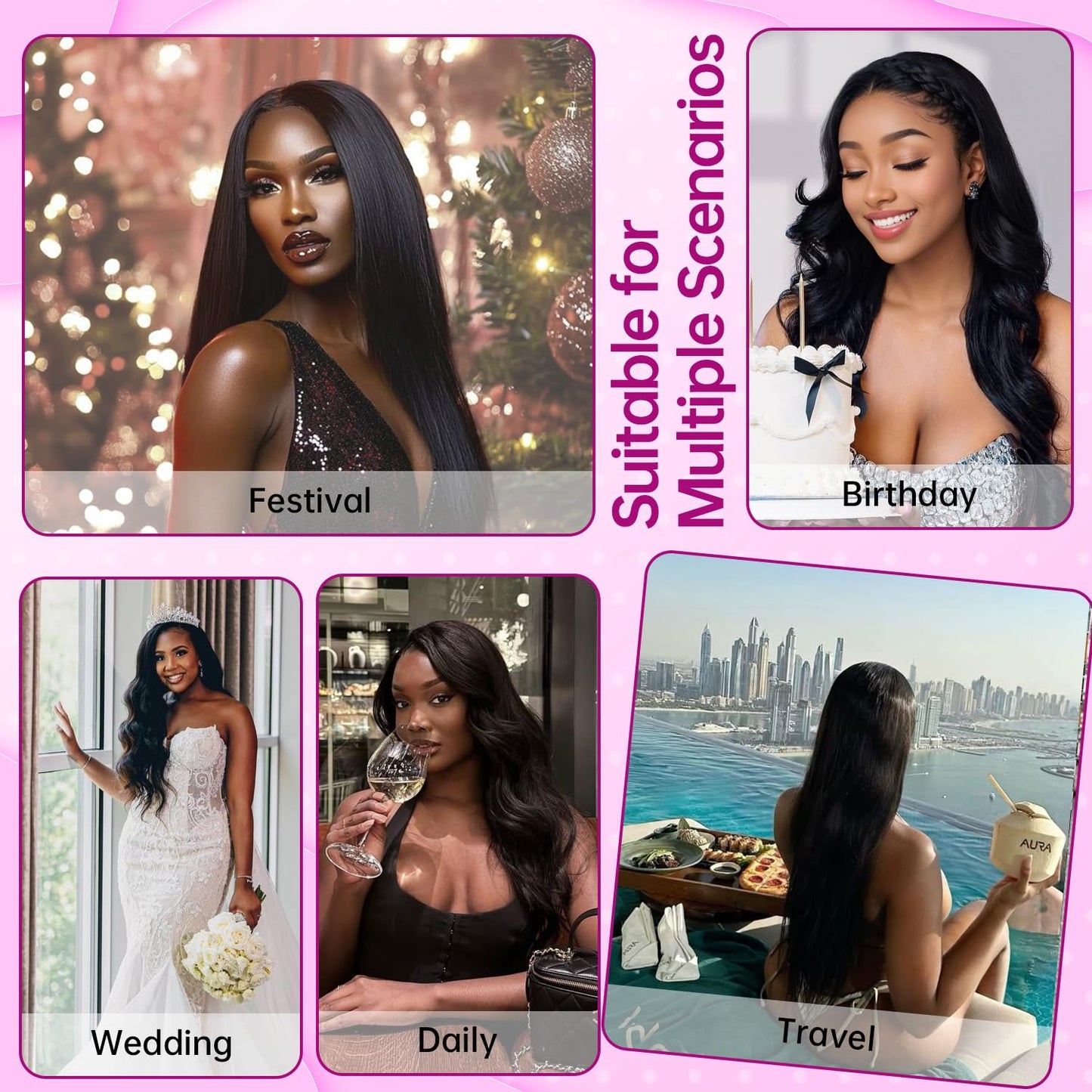 Clip in Hair Extensions Real Human Hair 120g 7pcs Seamless Invisible 100% Remy Human Hair Extensions Per Set with Double Weft #1B Natural Colour for Women Straight Hair 24inch