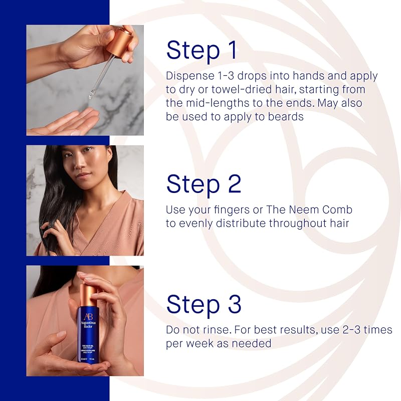 Augustinus Bader The Hair Oil - Blue 1 Oz (Pack of 1) Lightweight Fragrance-Free