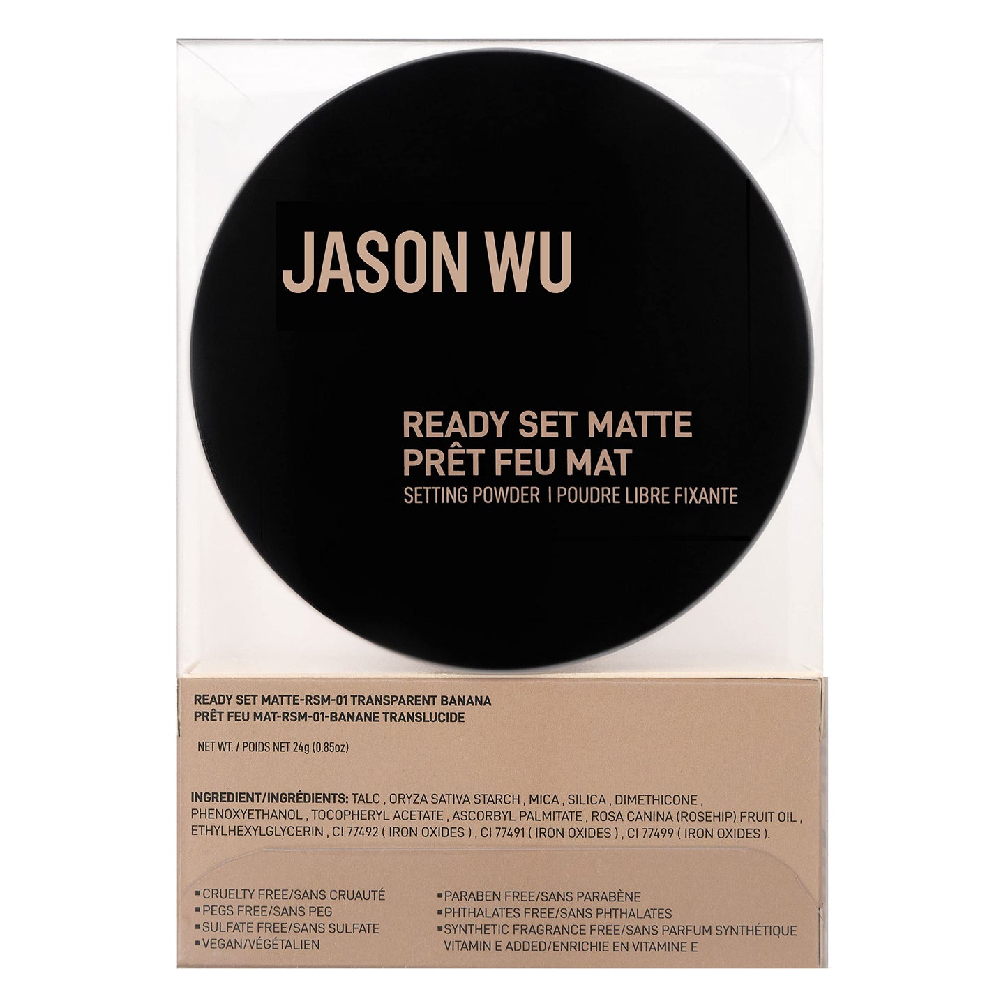 Jason Wu Beauty Ready Set Matte - Ultra-fine Milled Setting Powder (Translucent Banana, 24g)