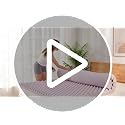 MLILY 3 Inch Egg Crate Memory Foam Mattress Topper - Full Size, Purple, Lavender Scent