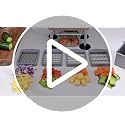 French Fry Cutter for Potatoes, Onions, Vegetables - Food Chopper with Stainless Steel Blades