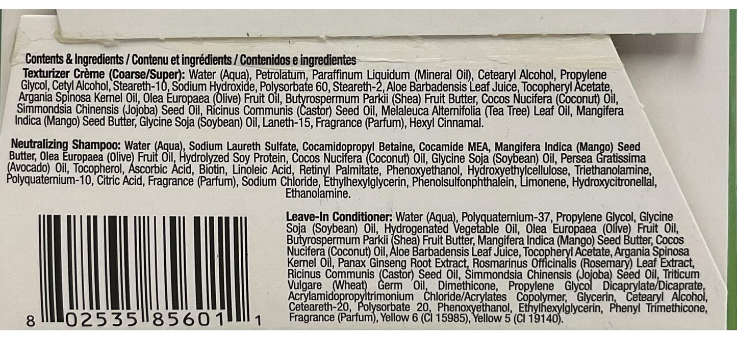 Soft & Beautiful Botanicals Texturizer [Coarse] (Pack of 3)