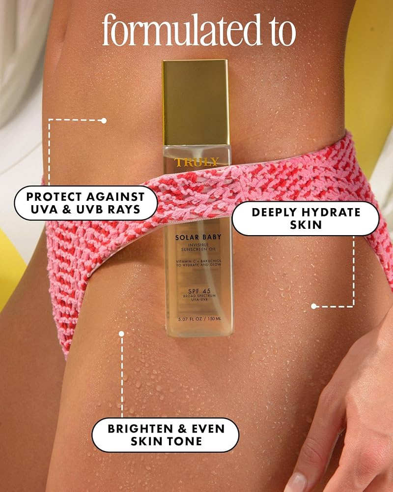 Sunscreen Oil SPF 45 for Sensitive Skin – Truly Beauty Solar Baby Invisible