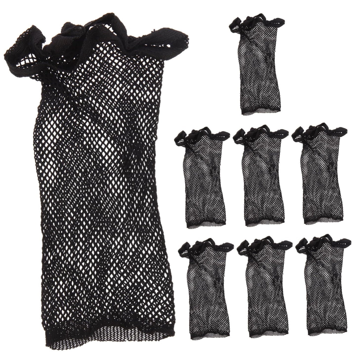Vaguelly 8pcs Elastic Wig Hair Mesh Caps Lightweight and Wig Covers Practical Hair Net for Women