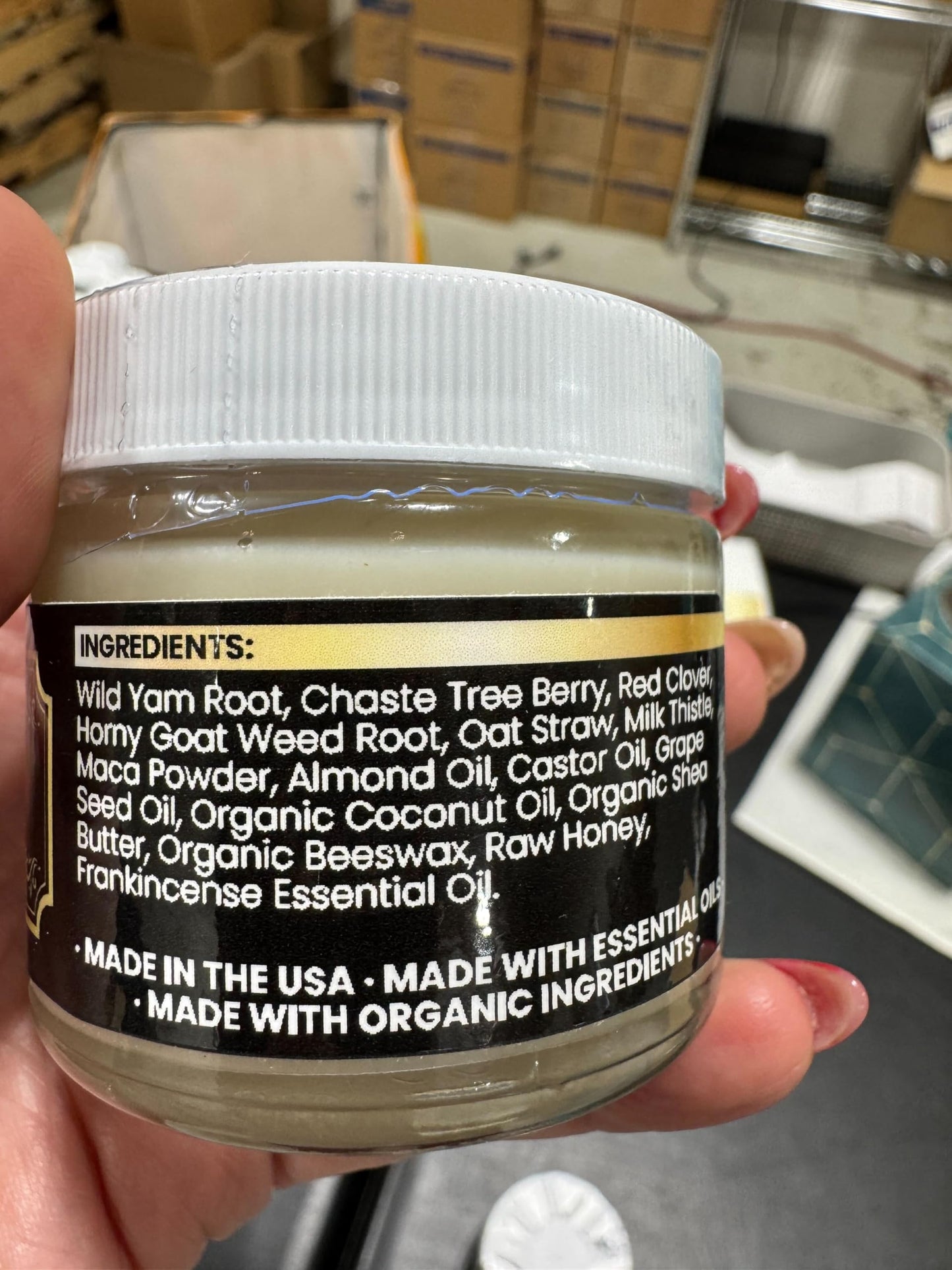 Genesis Solomon's Secret Men's Wild Yam Root Cream – Organic Vitality Support, Non-Toxic Formula for Active Men – Made in the USA, Safe & Gentle (2oz Jar)
