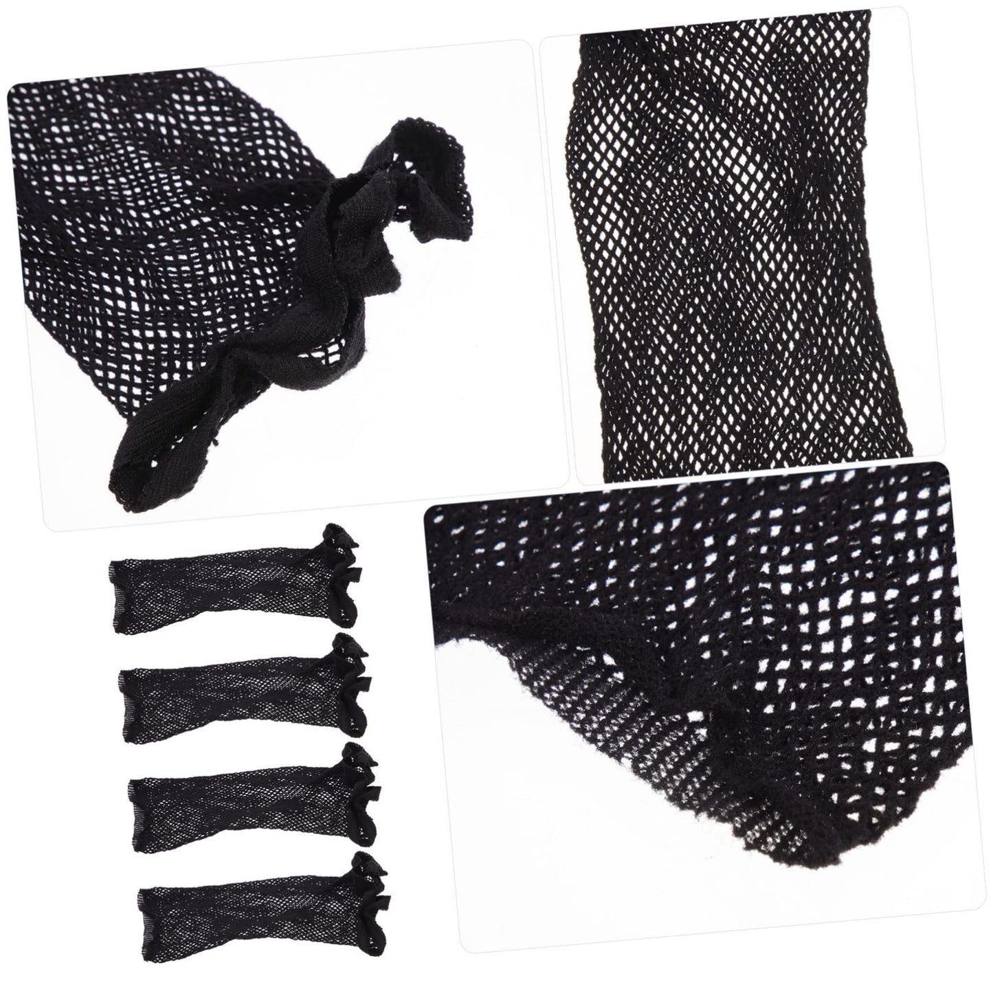 Vaguelly 8pcs Elastic Wig Hair Mesh Caps Lightweight and Wig Covers Practical Hair Net for Women