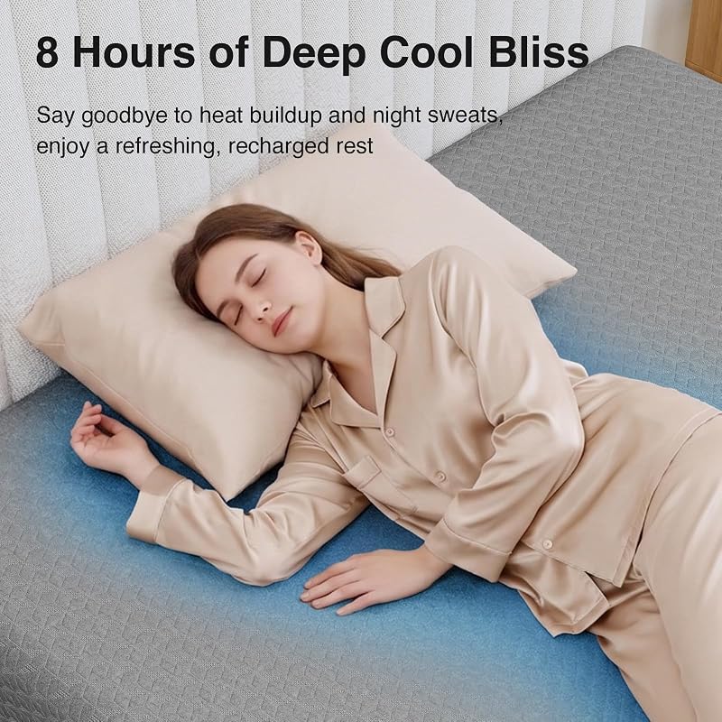 Novilla 6 Inch Twin Mattress In a Box - Cooling Memory Foam Twin (Grey) - 72h Expansion