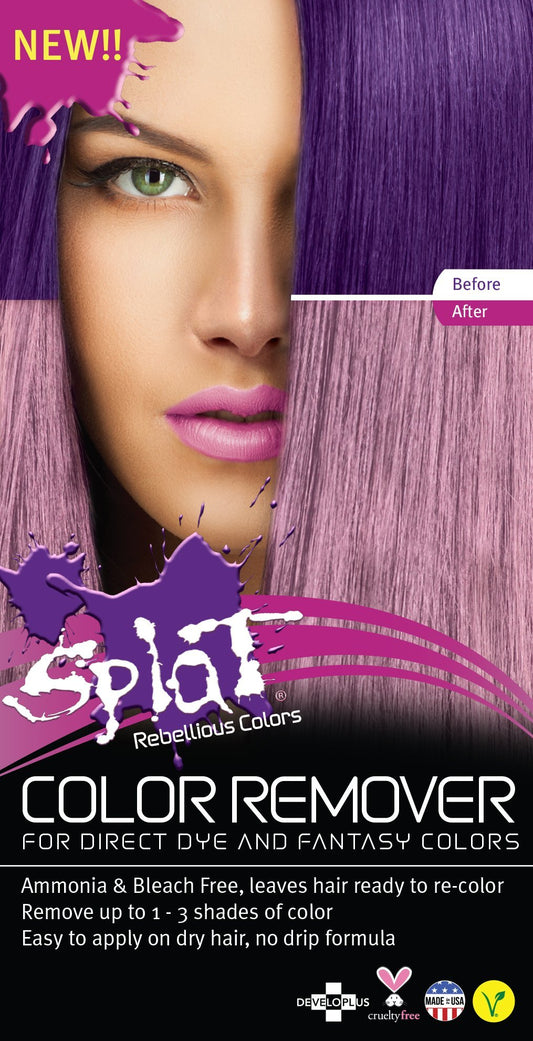 Splat Color Remover for Direct Dye and Fantasy Colors