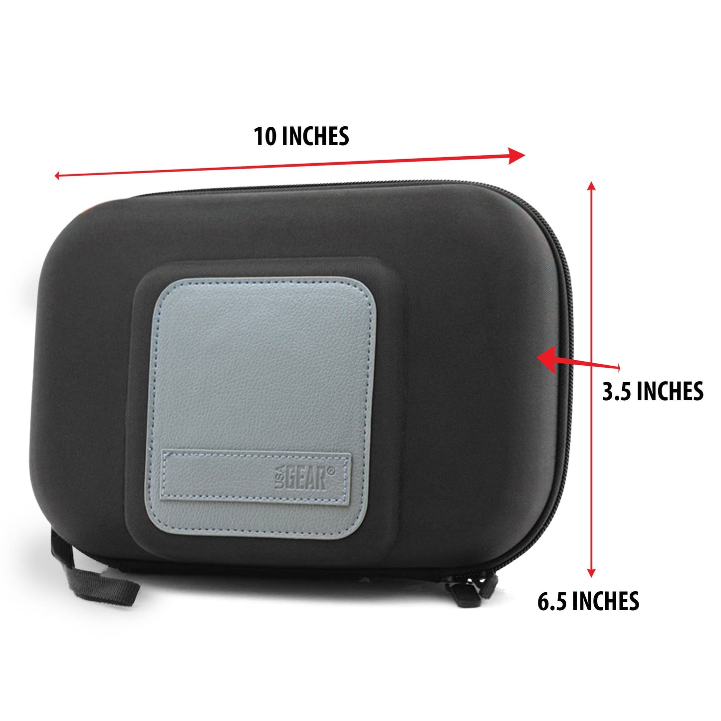 USA GEAR Hard Shell Cosmetic Travel Bag with Removable Pouches, Weather Resistant Exterior - Cosmetic Organizer - Toiletry Bag for Face Steamer, Gua Sha, Blackhead Remover, Face Masks, Beauty Products