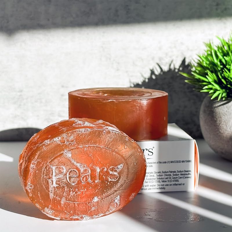 Pears Glycerin Soap Amber 24-Pack 4.4 oz Each – Original Transparent Soap Variation