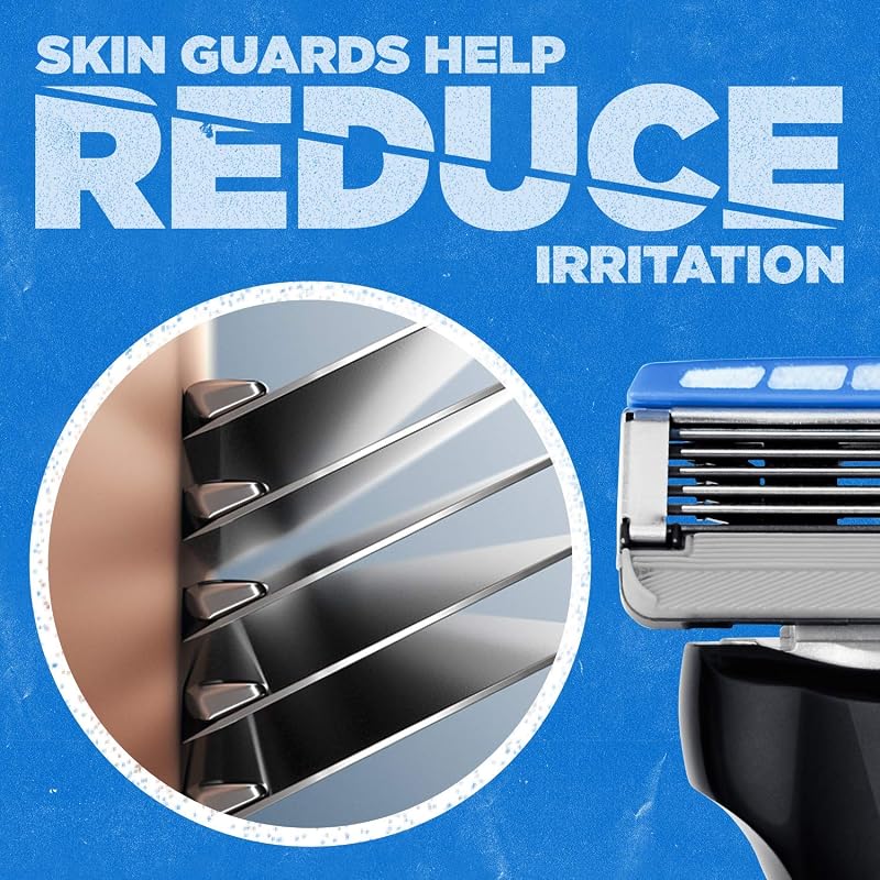 Schick Hydro Sensitive 5-Blade Disposable Razor, 9 Count (Pack of 1) – Men