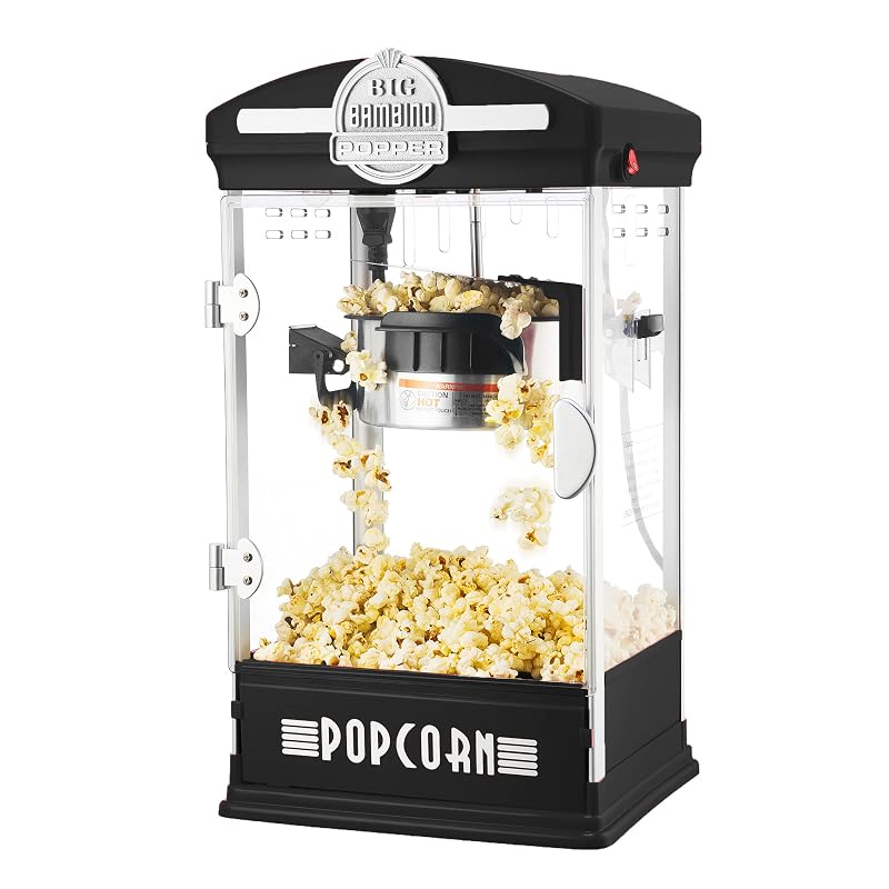 Great Northern Popcorn Big Bambino 4oz Popcorn Machine - Black (Variation: Black)