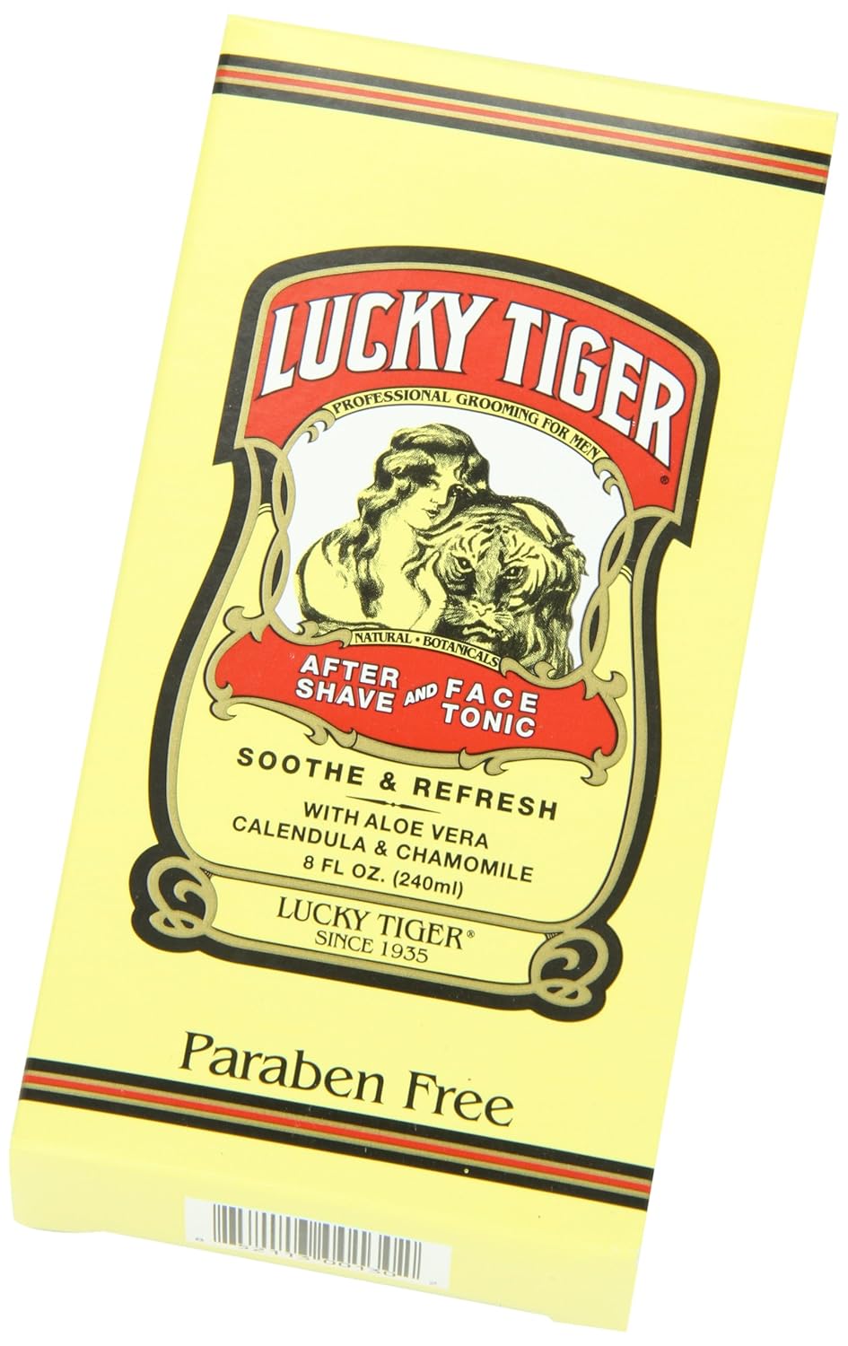 Lucky Tiger After Shave Face Tonic - Soothing 8 oz Skin Care for Men