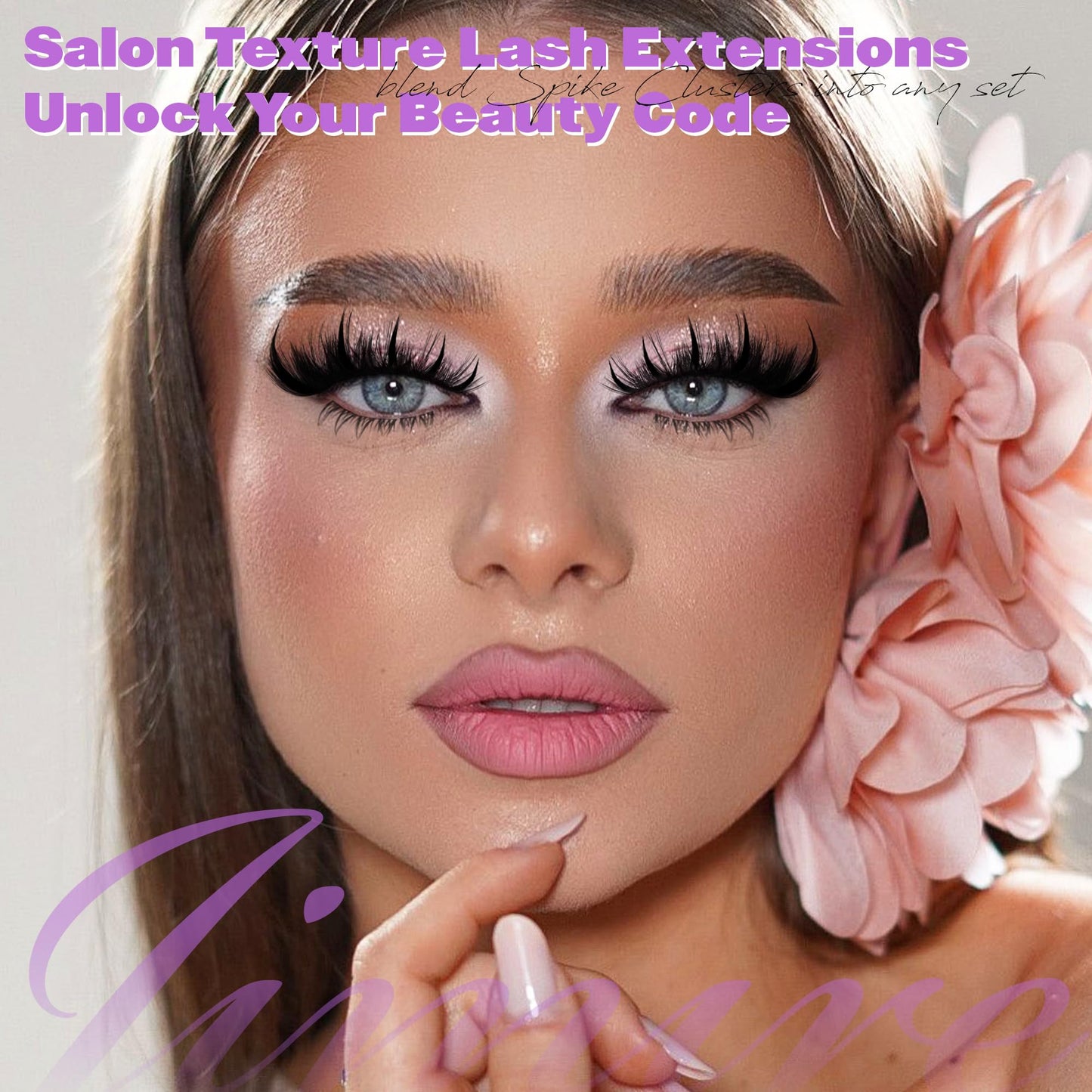 JIMIRE Volume Lash Clusters 12-18MM D Curly Thick Mink Cluster Eyelash Extensions with Spiky Wispy Lash Clusters and Bottom Lashes Extensions 216Pcs DIY at Home