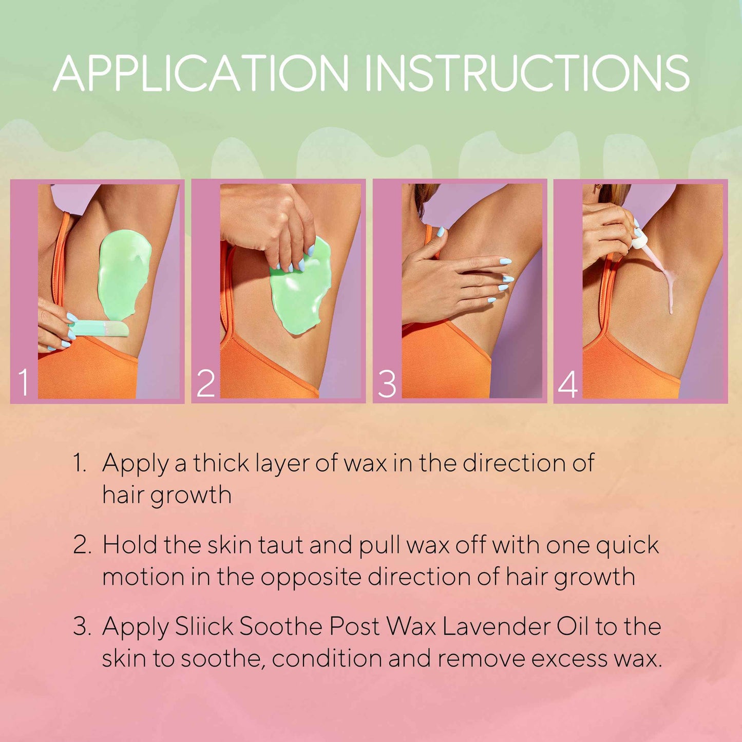 Sliick At Home Waxing Kit for Women, Pink – Coconut Melon, Hard Wax Kit for Hair Removal, Microwave Melting Cup, Applicator & Beads, At Home Wax Set