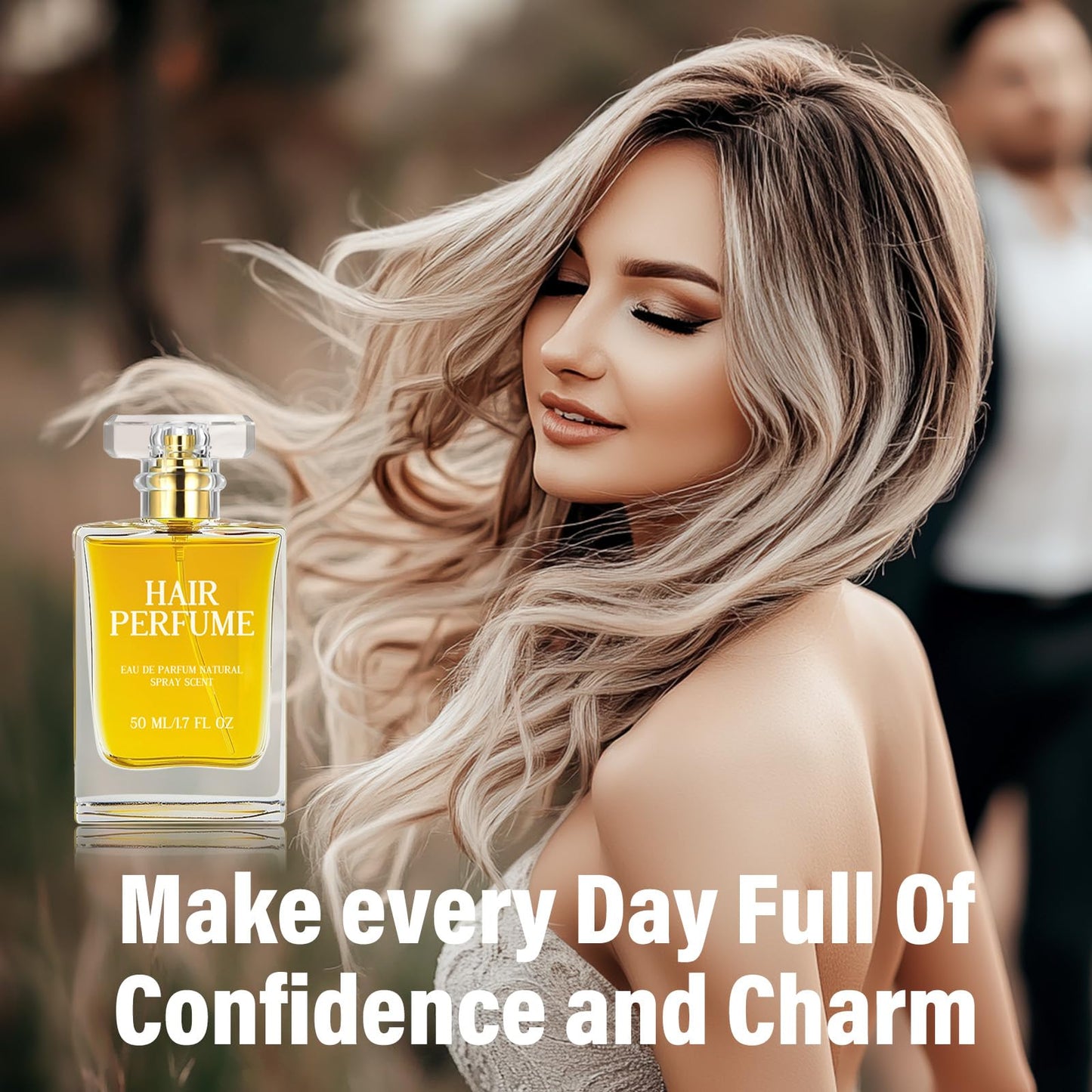 SudopoABAB Hair Perfume, Pheromone Perfume for Women, Essential Oil Perfu-me for Hair, Per-fume Oil Extract to Ha-ir Care, Lasting Fragrance for Long Time