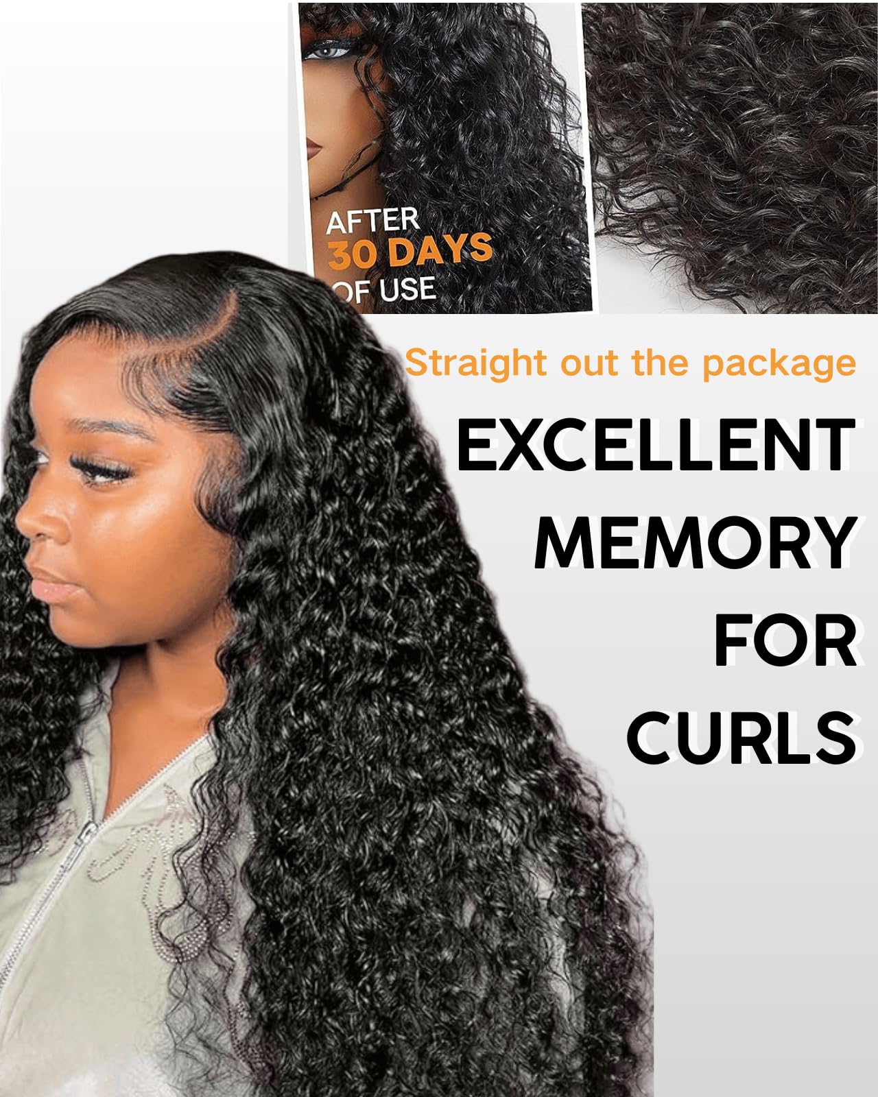 24 Inch Water Wave Lace Front Wigs Human Hair Pre Plucked Wet And Wavy Lace Front Wigs Human Hair 200% Density Deep Wave Wigs Human Hair, Full and Thick, Comfortable Against Skin