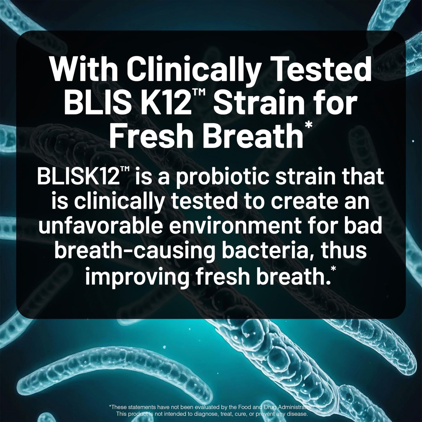 NatureWise Oral Probiotics for Teeth and Gums + Fresh Breath* - Chewable Sugar-Free Mint Tablet - Lactobacillus reuteri Chewable - Oral Health Probiotics For Kids & Adults - 50 Count[50-Day Supply]