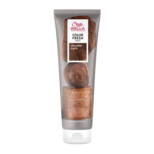 Wella Professionals Color Fresh Mask | Chocolate Touch | Natural Shade | Hair Color-Depositing Mask | Vegan Formula with Avocado Oil | Zero Damage | No Silicone | 5 Fl Oz