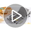 Huanyu Commercial Cheese Slicer with Stainless Steel Blades, Adjustable Thickness